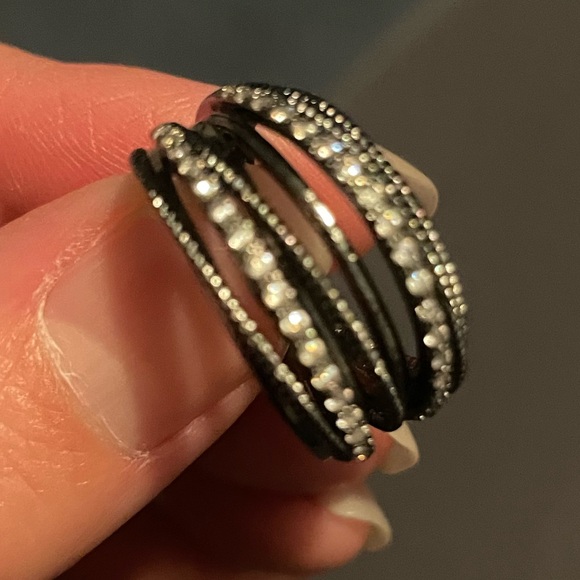 Cubic zirconia decor ring - Picture 5 of 5